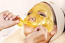 Маска для обличчя з колагеном і біозолотом 24К. 24K Active Gold Collagen face Mask.