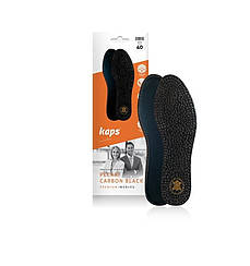 Шкіряні устілки для взуття KAPS Pecari Carbon Black 39