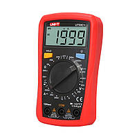 UT33C+, мультиметр UNI-T, напруга AC/DC: 600В, струм AC/DC: 10А, опір: 20МОм,  температура: до 1000С, фото 3