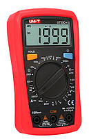 UT33C+, мультиметр UNI-T, напруга AC/DC: 600В, струм AC/DC: 10А, опір: 20МОм,  температура: до 1000С, фото 6