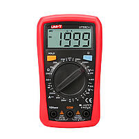 UT33C+, мультиметр UNI-T, напруга AC/DC: 600В, струм AC/DC: 10А, опір: 20МОм,  температура: до 1000С, фото 7