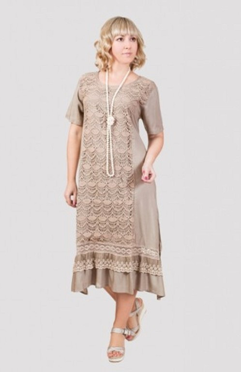 Нарядное Женское Платье Больших Размеров Материал Вискоза — Купить ...