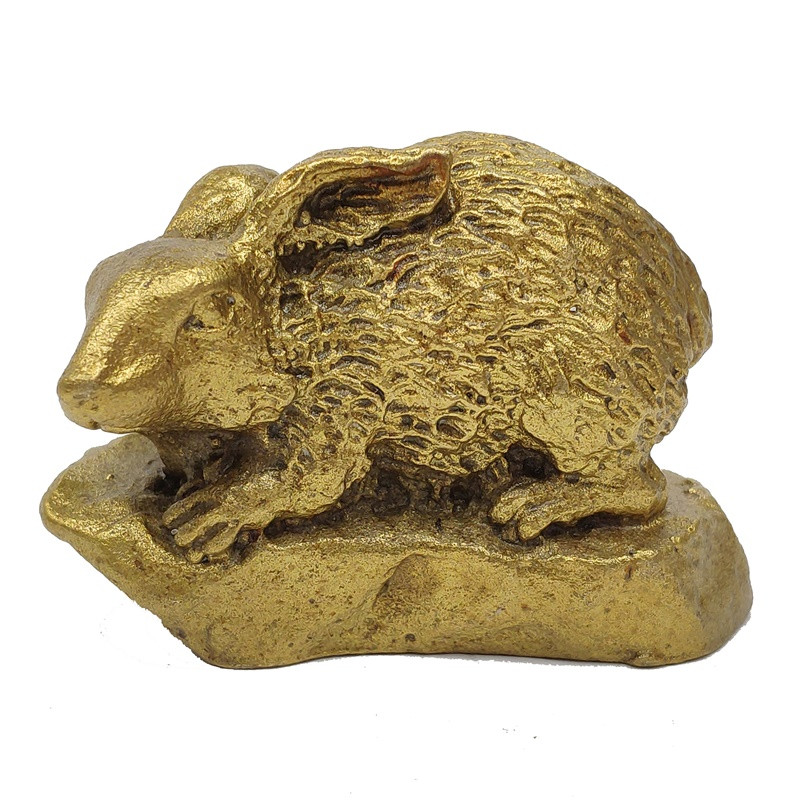 Статуетка Кролик 6х4х3 см бронзова (С0351)