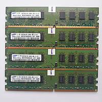 Комплект оперативної пам'яті Samsung DDR2 8Gb (4*2Gb) 800MHz PC2 6400U 2R8 CL6 (M378T5663EH3-CF7) Б/В