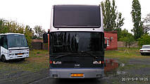 Производство и замена лобового стекла триплекс на автобусе Van Hool Eos 100  в Никополе (Украина). 4