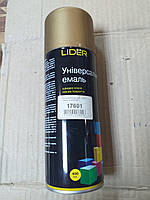 Краска в баллончике LIDER темное золото 400г