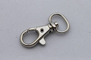 Карабін для сумки, ширина - 15 мм, колір - нікель, артикул СК 5132