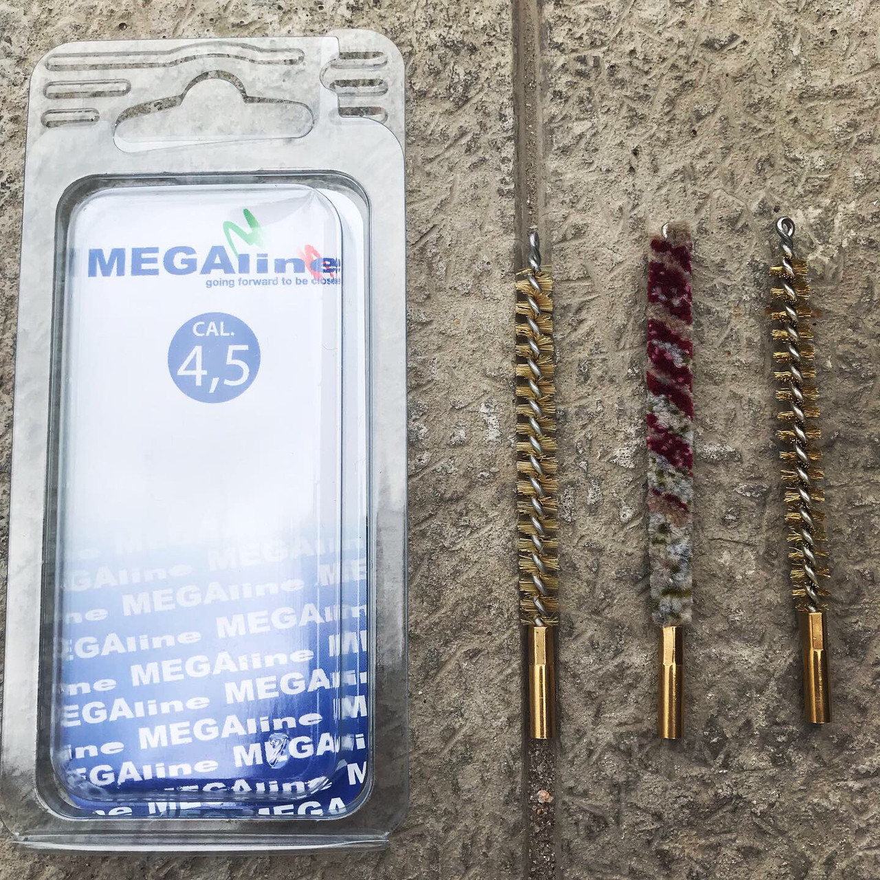 Набір йоршей для чищення зброї MegaLine 4.5 мм