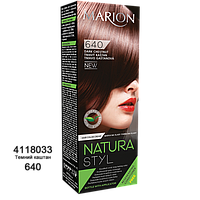 Краска для волос Natura Styl Marion, 40мл + 40мл 640 Темний каштан