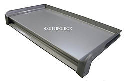 Заглушка на відлив віконний світло-сіра RAL 9006 довжина 586 мм