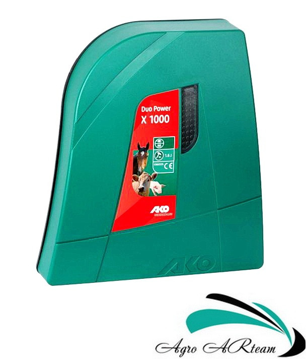 Генератор Duo Power X1000, 12/220 V для електропастуха, AKO, Німеччина