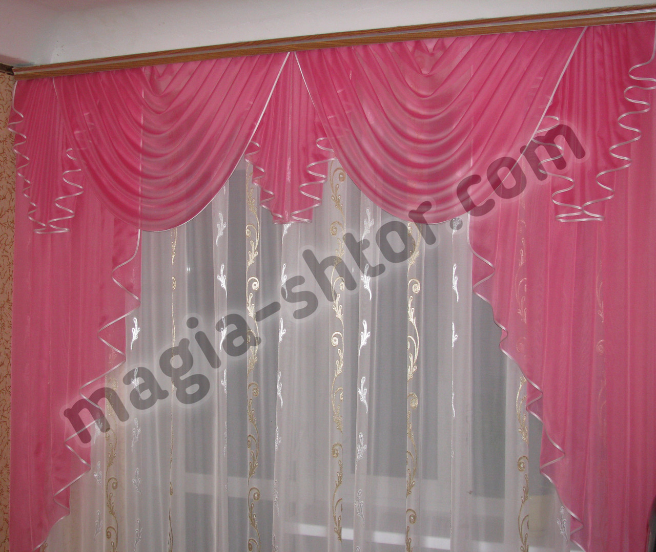 Ламбрекен из шифона, цена 1250 грн — Prom.ua (ID#15326505)