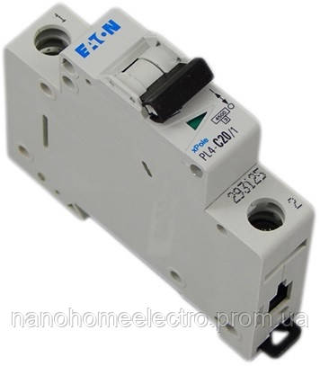Автоматический выключатель Eaton-Moeller PL4-C 1P 20A
