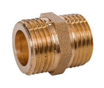 Ніпель латунний 3/4" НН, фото 1