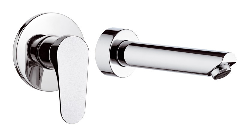 Змішувач для умивальника вбудований в стіну REMER L30 91M, фото 1