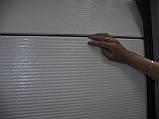 Гаражні секційні ворота ALUTECH TREND Розмір 2625х2750 мм. Колір "DARK OAK" (темний дуб) панель М-гофр, фото 10
