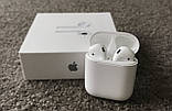 Бездротова гарнітура Apple AirPods MMEF2 оригінал, фото 3