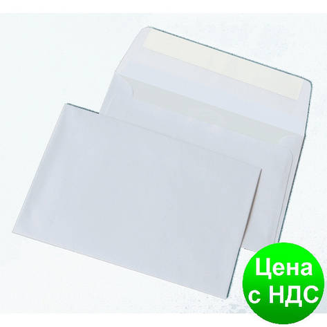 Конверт С6 (114х162мм) білий СКЛ 1040, фото 2