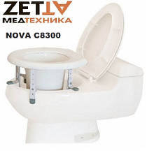 Насадка на унітаз для інвалідів NOVA C8300 Високе туалетне сидіння в Дніпрі
