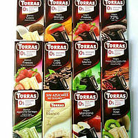 Шоколад без цукру Torras Торрас Іспанія 0%, без глютену, в асортименті 75 г, шоколад без цукру