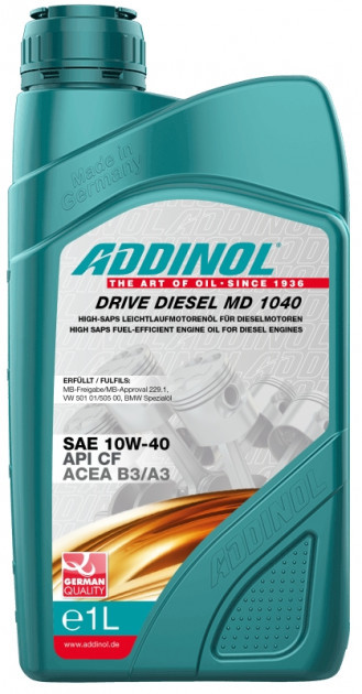 Моторна олива ADDINOL 10W40 DRIVE DIESEL MD1040 1l