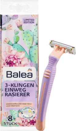 Купить Одноразовые женские станки для бритья Balea 3-Klingen, 8 шт ...