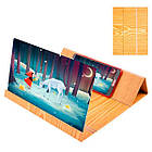 [ОПТ] 3D Підставка збільшувач екрана телефона — дерево, фото 3