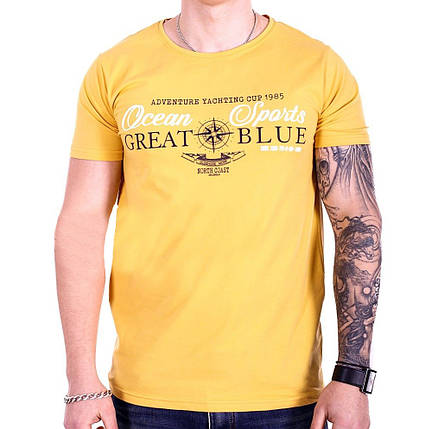 Футболка StrongMan f1928/1 Жовта L, фото 1