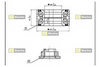 КОМПЛЕКТ ПІДШИПНИКА ПЕРЕДНІВ СТУПИЦІ FORD MONDEO JAGUAR X-TYPE 00- STARLINE LO03575