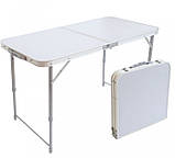 Розкладний стіл для пікніка FOLDING TABLE з 4 стільцями, фото 2