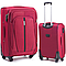 Валіза Wings 1706 тканинна Маленька (S) на 4 колесах Бордова, фото 2