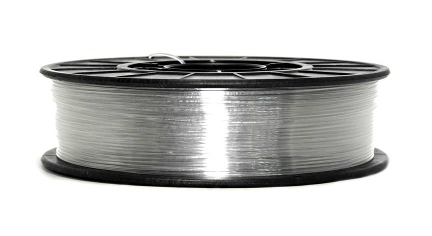 Нитка PETG (CoPET, ПЕТГ) пластик для 3D-друку, Clear (1.75 мм/0.75 кг), фото 1