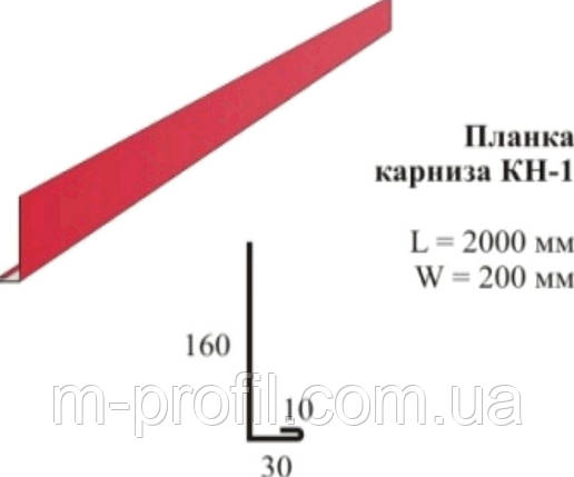 Планка карнизна КН-1, фото 1