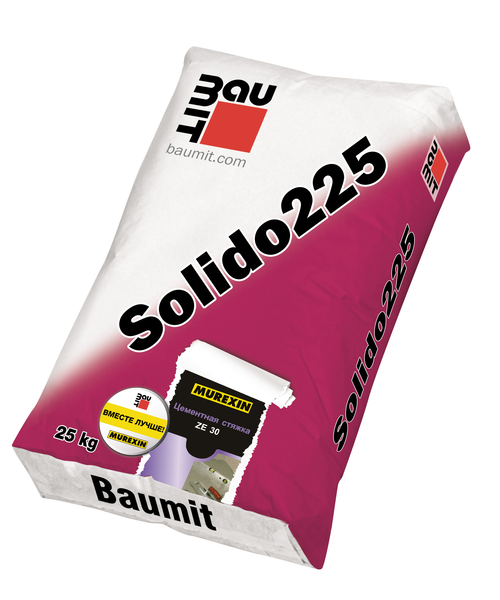Стяжка цементна Baumit Solido E225, 25 кг