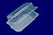 Одноразова упаковка для продуктів, контейнер, з кришкою SL35-1 (V1600мл\ 212*110*42+43) (50 шт/пач.), фото 2