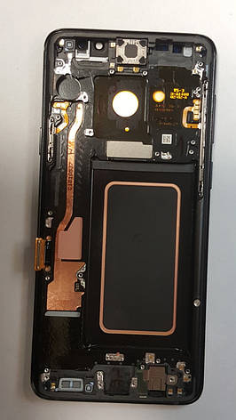 Дисплей (LCD) Samsung GH97-21691D G965 S9 Plus з сенсором блакитний сервісний з рамкою, фото 2