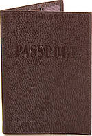 Кожаная обложка для паспорта  Canpellini коричневый