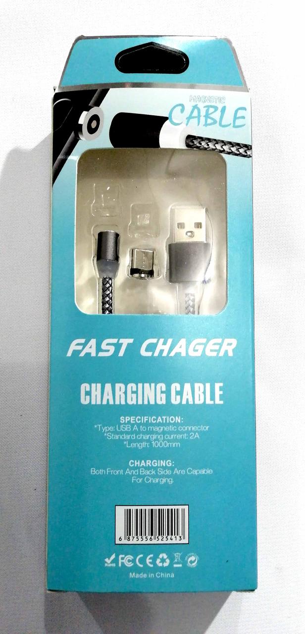 Шнур USB-TYPE C магнітний M3 круглий, фото 1