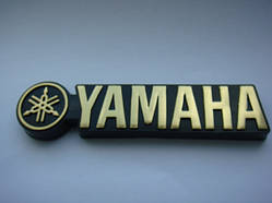 Значок, наклейка, логотип 123x25x8mm на сітку колонки Yamaha