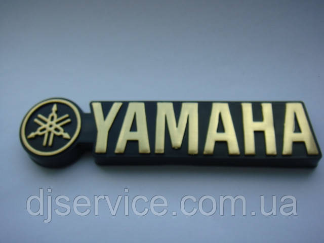 Значок, наклейка, логотип 123x25x8mm на сітку колонки Yamaha, фото 1
