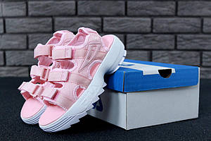 Літні жіночі спортивні сандалі Fila Pink Color (Філа) розміри: 36-41