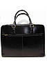 Сумка жіноча з натуральної шкіри Katana ділова під ноутбук чорного кольору, фото 2