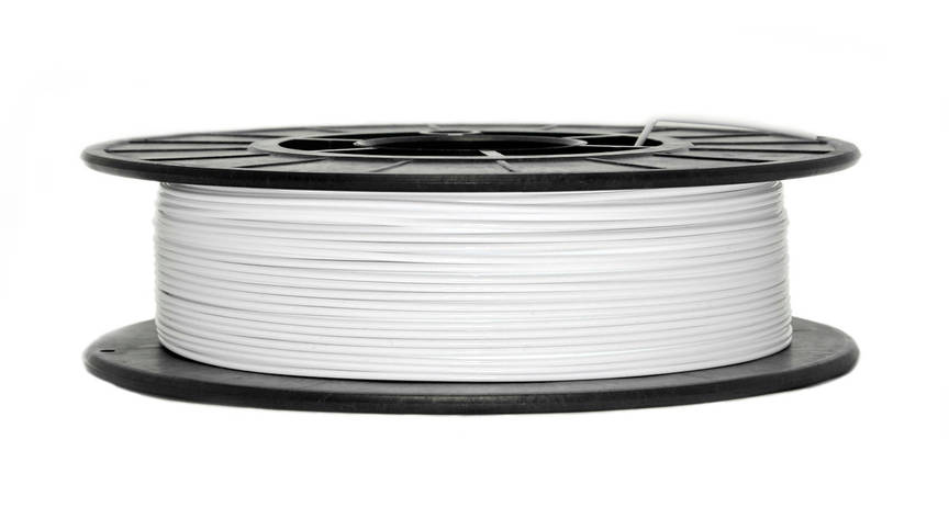 Нитка PETG (CoPET, ПЕТГ) пластик для 3D-друку, Білий (1.75 мм/0.5 кг), фото 1