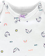 Футболка + Боді + Штани Carters для дівчинки 3 міс 55-61 див. Костюм трійка, фото 3