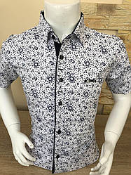 Дитяча сорочка з коротким рукавом Paul Jack з принтом (2-7)