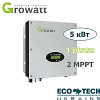 Сетевой солнечный инвертор Growatt 5500 MTL-S (1 фаза, 5 кВт, 2 МРРТ)