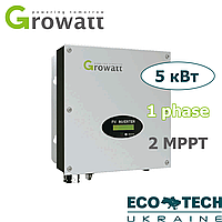 Мережевий сонячний інвертор Growatt 5500 MTL-S (1 фаза, 5 кВт, 2 МРРТ)