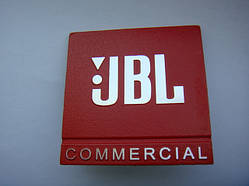 Шильдик 50x40mm (metall) на сітку колонки JBL Commercial