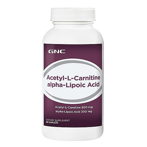 Л-карнітин GNC ACETYL L-CARNITINE ALA (60 caps)