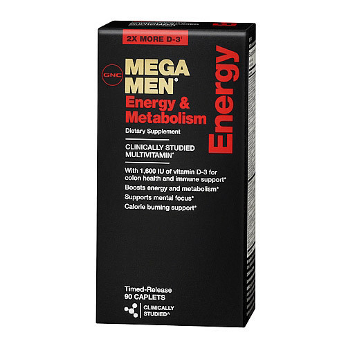 Вітаміни для чоловіків GNC Mega Men Energy & Metabolism (90 caplets)